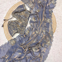 Pure Triple Tone Butter Finish Fandy Jimichu Silk