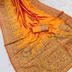 Super soft pure (unique collection) party wear karani pashmina Silk
