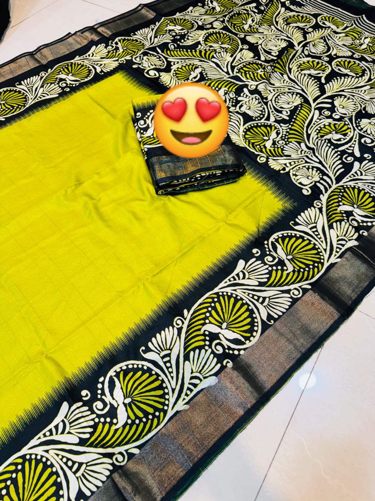 Pure Triple Tone Bishnupuri Swarnachuri Silk saree
