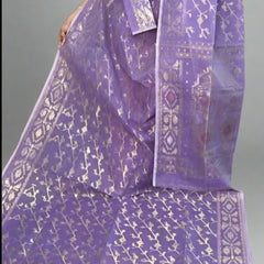 Premium Dhakai Jamdani Saree with Traditional Zari Work