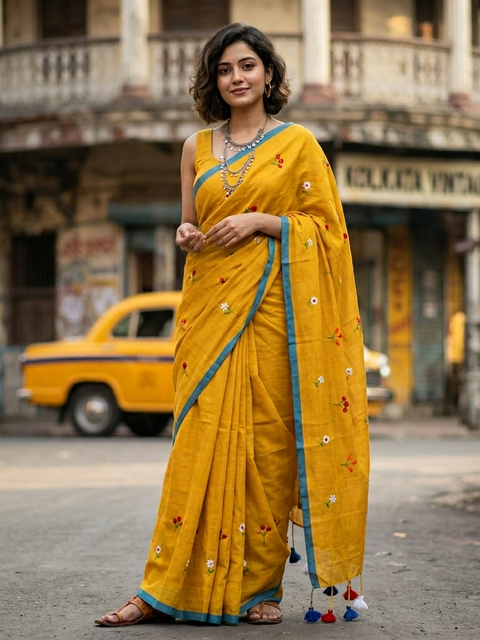 Premium Soft Mulmul Cotton Saree