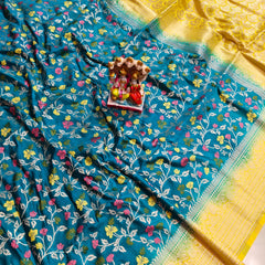 Soft Allover Meena khaddi pashmina silk