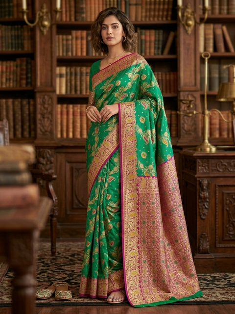 ALL BODY MINA ARA SATING SHILK SAREE