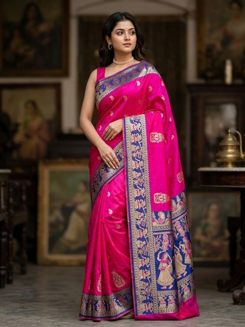 BEAUTIFUL SWARNACHURAM Very soft quality All over golden zari weaving