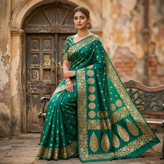 Premium Open Border Silk Saree