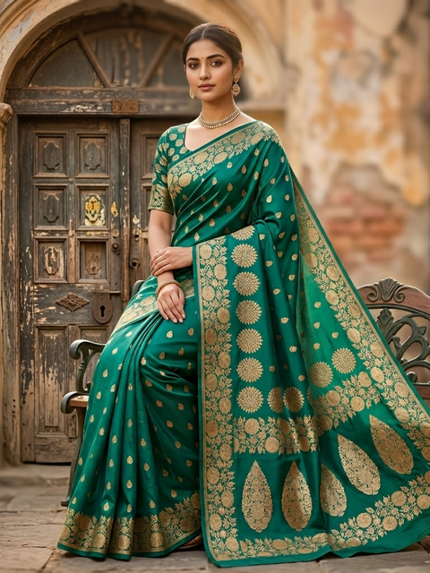 Premium Open Border Silk Saree