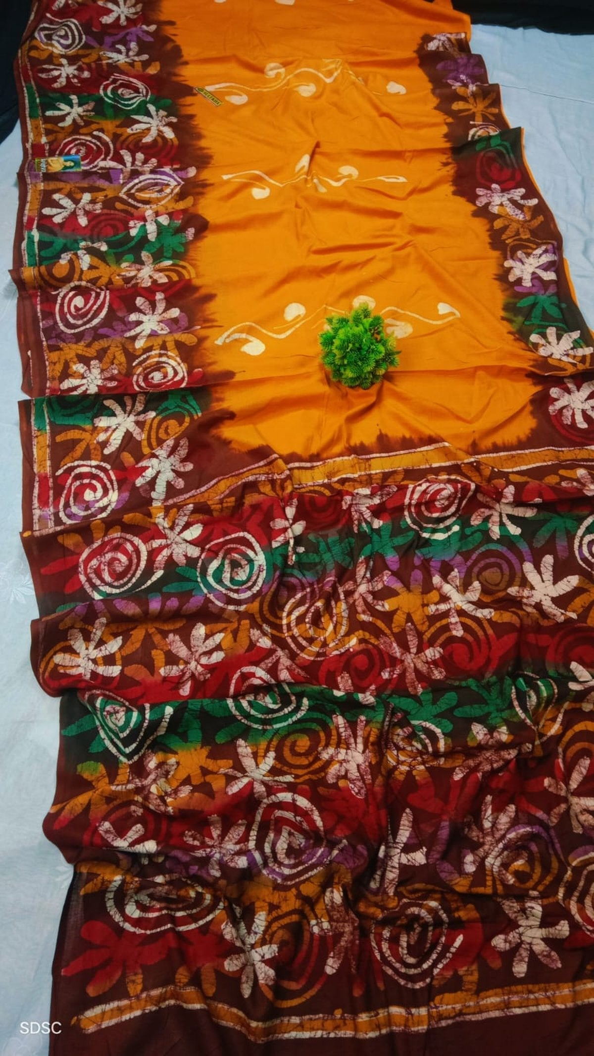 Pure Cotton Handbatick Saree