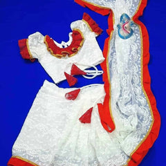 Mosline baby lehenga