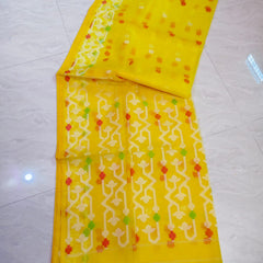 EXCLUSIVE PRIMIUM QUALITY MINA MOSLINE BENARASHI SAREE