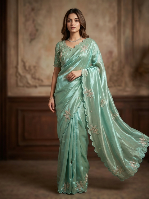Pure Triple Tone Butter Finish Fandy Jimichu Silk