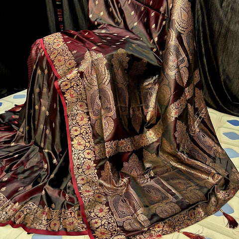 Sathan gaggi banarasi saree