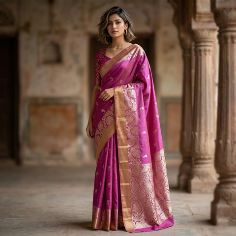 Pure Muga katan Silk