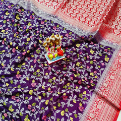 Soft Allover Meena khaddi pashmina silk
