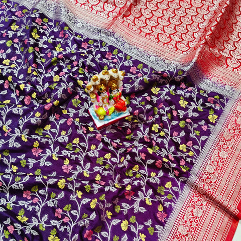 Soft Allover Meena khaddi pashmina silk