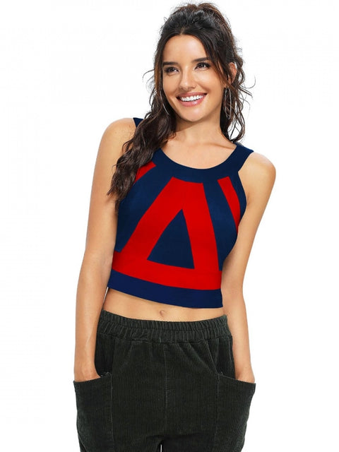 Generic Women's 95% Polyester 5% Spandex Western Wear Tops (Red)