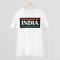 Generic Men's PC Cotton India Printed T Shirt (Color: White, Thread Count: 180GSM)