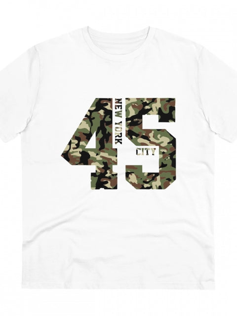 Generic Men's PC Cotton New York City Printed T Shirt (Color: White, Thread Count: 180GSM)