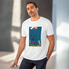 Generic Men's PC Cotton Not Your Regular Naari Printed T Shirt (Color: White, Thread Count: 180GSM)