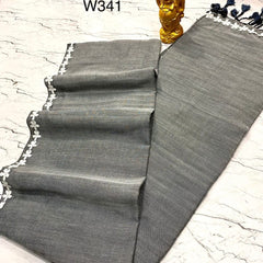 EXCLUSIVE PRIMIUM QUALITY NAYAN TARA LACE COTTON SAREE