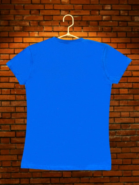 Generic Girl's Casual Short Sleeve Pom Pom Balls Cotton T Shirt (Royal Blue)