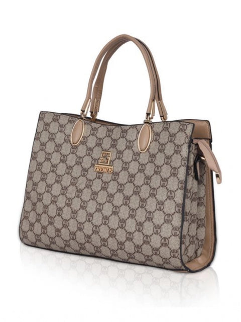 Generic Women's Faux Leather Printed Handbag (Hilver)