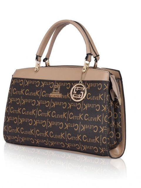 Generic Women's Faux Leather Printed Handbag (Hilver)