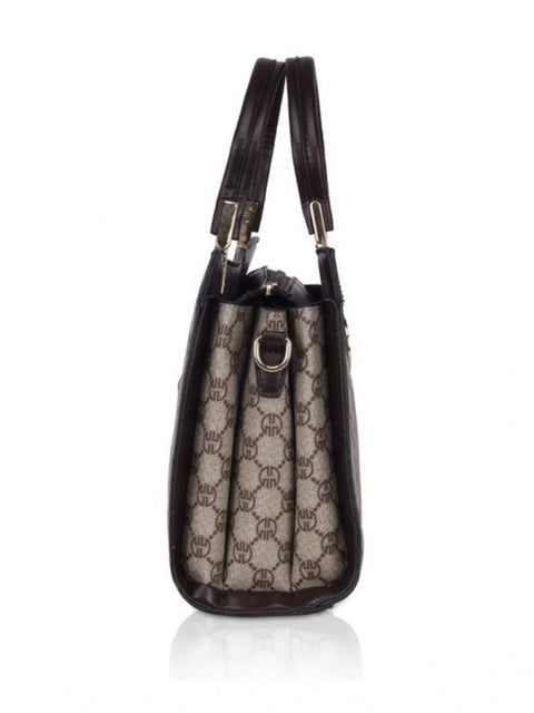 Generic Women's Faux Leather Printed Handbag (Coffee)