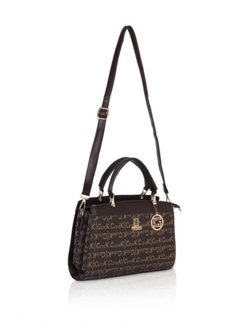 Generic Women's Faux Leather Printed Handbag (Coffee)