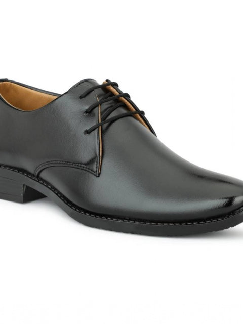 Generic Men's Faux Leather Formal Shoes (Black)