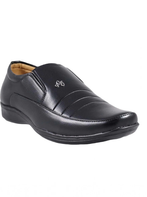 Generic Men's Faux Leather Formal Shoes (Black)
