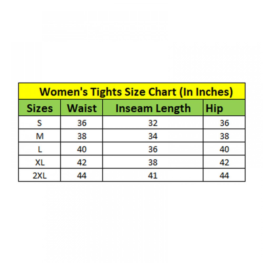 Women's Polyester Solid Ankle length High Waisted Tights (Maroon)