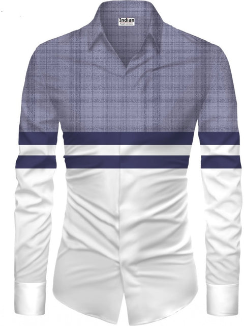 Generic Men's Casual Floral Printed Cotton Blend Unstitched Shirt Fabric 1.6 Mtrs (Multicolor)
