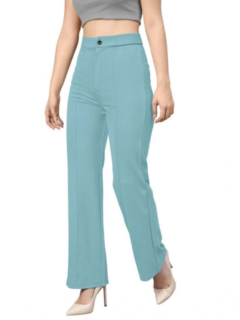 Generic Women's Polyester Cow Pattern Pant (Pista)