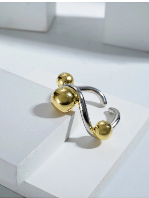 Stainless Steel Stainless Steel Daily Wear Freesize Ring (Silver Plated)