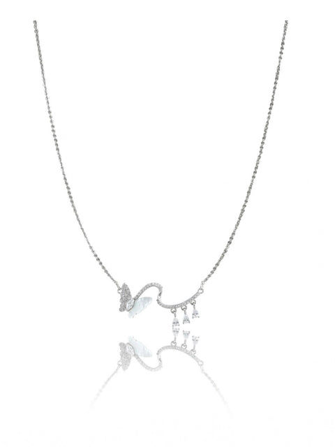 Women's Stainless Steel Imported Stanless Steel Pendent Chain (Silver Plated)