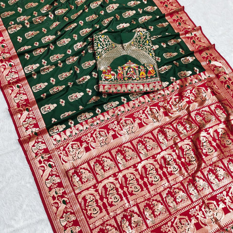 Kota Saree & Cotton Punjabi Matching Couple Combo