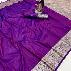 Super soft (premium quality) pure doulton lite weight banarasi Silk