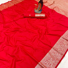 Super soft (premium quality) pure doulton lite weight banarasi Silk
