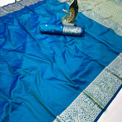 Super soft (premium quality) pure doulton lite weight banarasi Silk
