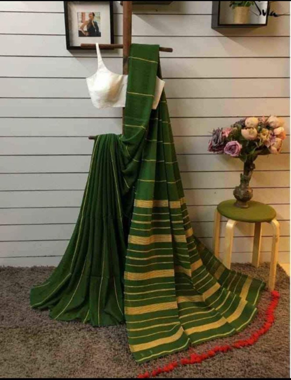EXCLUSIVE PRIMIUM QUALITY KHESH COTTON SAREE