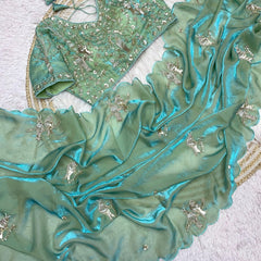 Pure Triple Tone Butter Finish Fandy Jimichu Silk