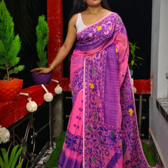 Exclusive pujo special karat ekkat jamdani