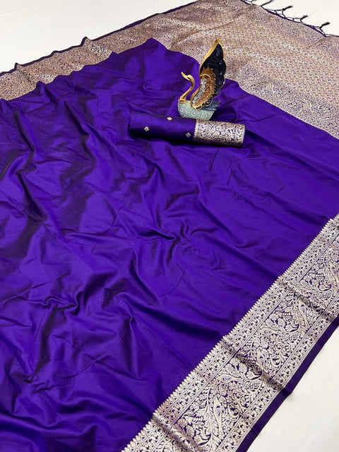 Super soft (premium quality) pure doulton lite weight banarasi Silk