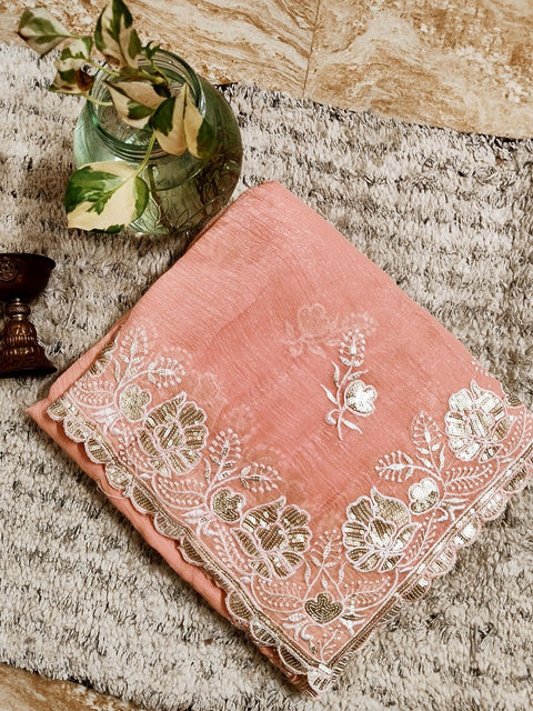 soft pure (unique upercollection) party wear karani pashmina Silk