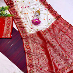 Premium Open Border Silk Saree