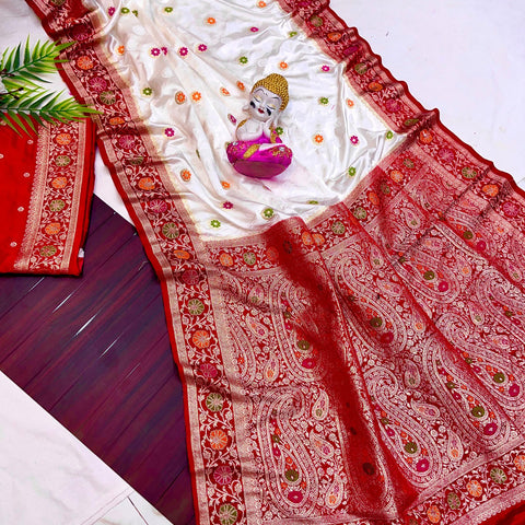 Premium Open Border Silk Saree