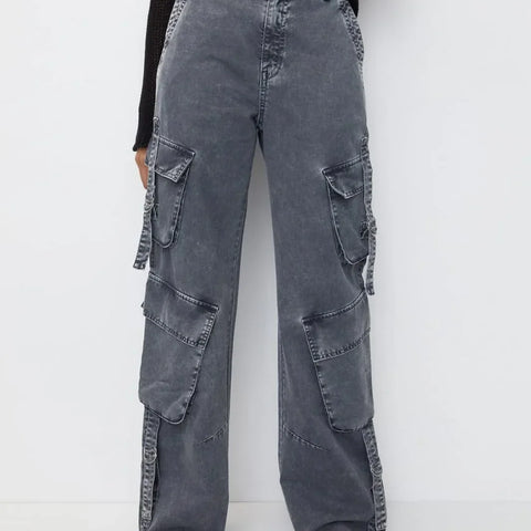 Cargo Trousers With Straps
