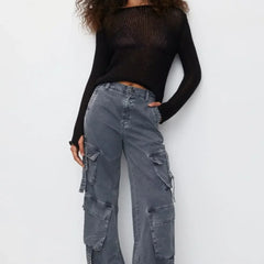 Cargo Trousers With Straps