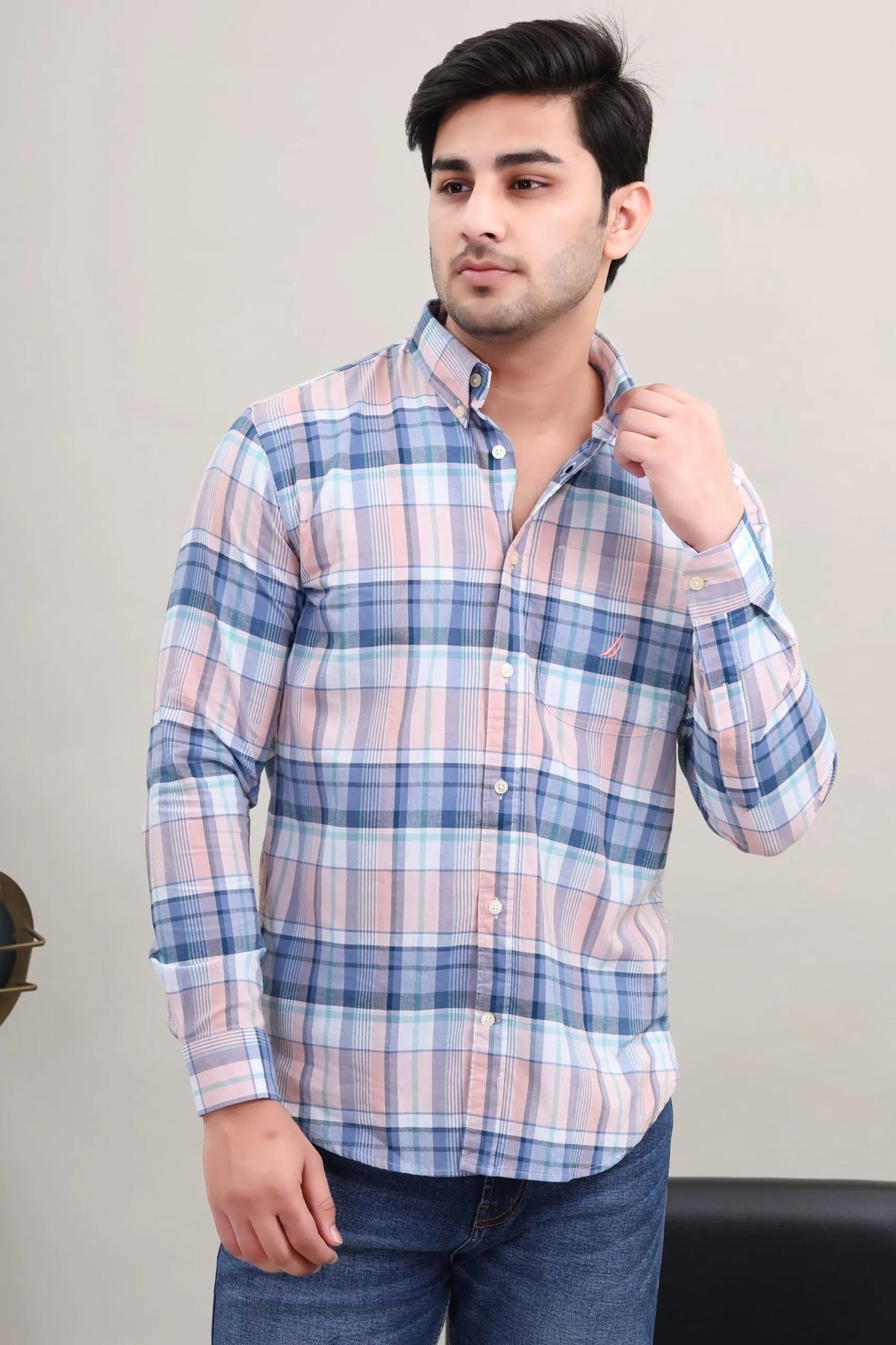 Checked Cotton Shirt