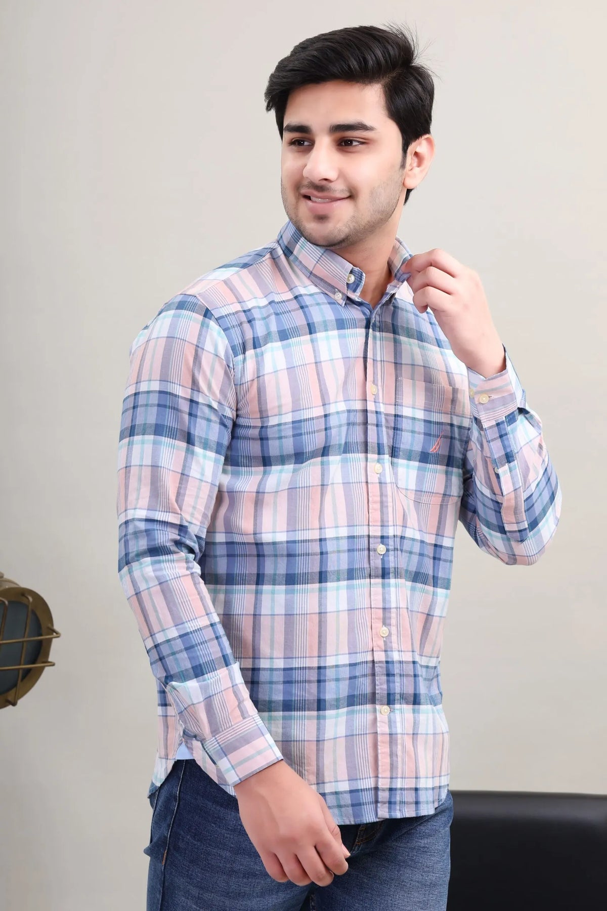 Checked Cotton Shirt
